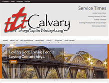 Tablet Screenshot of calvarybaptistwetumpka.org